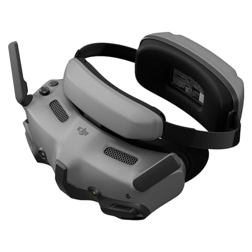 DJI Goggles 3, FPV Goggles with Stunning Micro-OLED Screens, Immersive Flight Experience, O4 HD Video Transmission, Adjust...