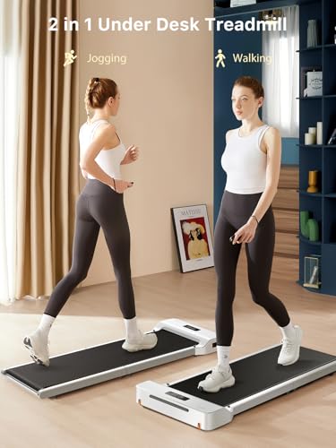 WALKINGPAD Foldable Walking Pad for Home Office, Under Desk Treadmill with Adaptive Speed Control, Compact Design for Smal...
