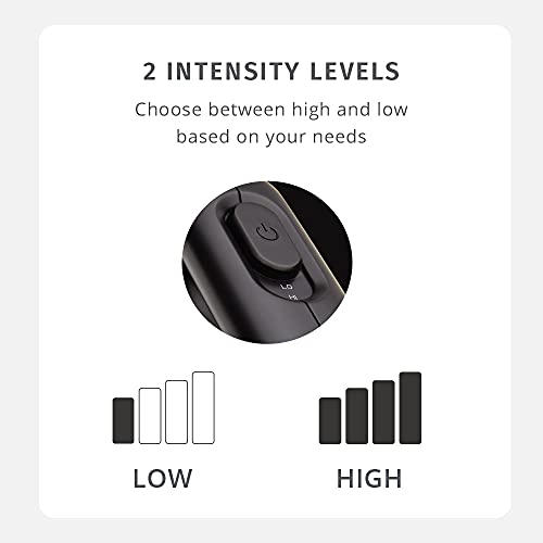 HoMedics Portable Full Body Vibration Massager,Effective Targeted and Full-Body Massage,High & Low Intensity Levels,Ergono...