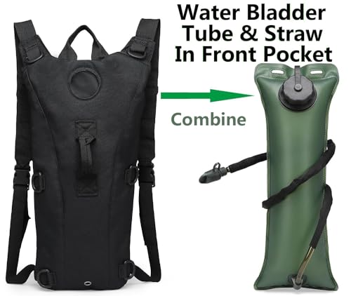 ATBP Running Hydration Vest Pack Tactical 3L Water Bladder Backpack Bag for Cycling Marathon Hiking Daypack Men & Women