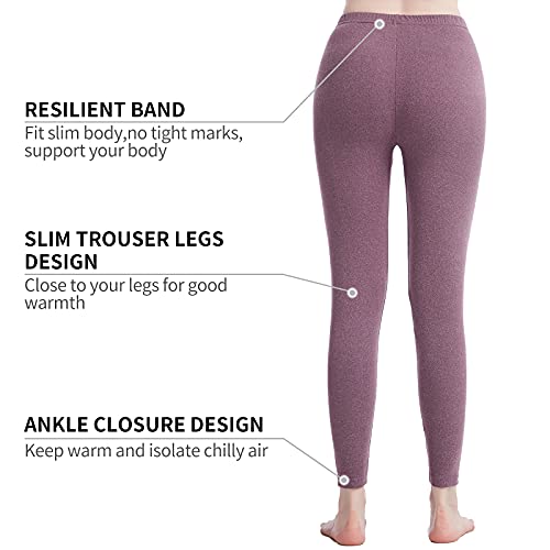 Thermal Underwear for Women Long Johns Womens Pajamas Set Solid Ultra Soft Long Sleeve Base Layer Gifts with Box