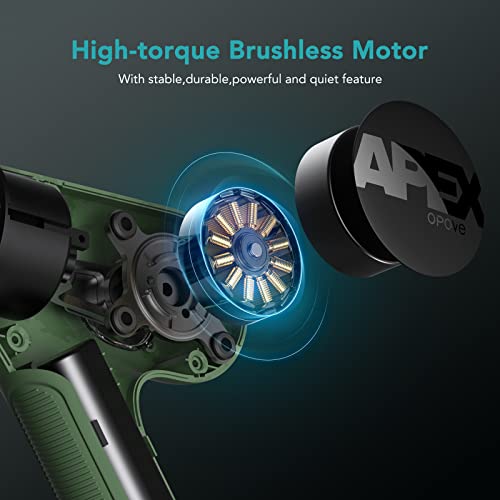 opove Massage Gun Fascia Percussive Muscle Massager 14.5mm for Back Pain Relief Workout Recovery in Gym Home Office Daily ...