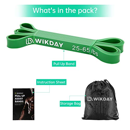 WIKDAY Resistance Bands for Working Out, Exercise Bands, Workout Bands, Pull Up Assistance Bands for Body Stretching Train...