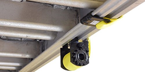 Everest - S1022 Premium Ratchet Tie Down 1 PK 2 IN. X 27 FT 3333 LBS. Working Load 10000 LBS. Break Strength Flat-Hook Car...