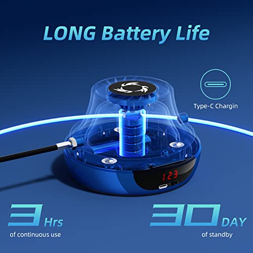 Togieeii Smart Jump Rope Machine Electronic Skipping Ropes 1-10 Speed Level Adjustment Multiplayer Jumping Rope Groups Rop...