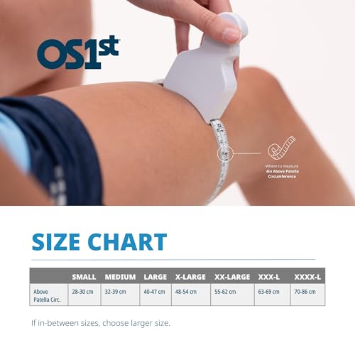 OS1st KS7 Performance Knee Brace with Compression Zone Technology–Stabilizing Knee Sleeve for Pain Relief, Patella Suppor...