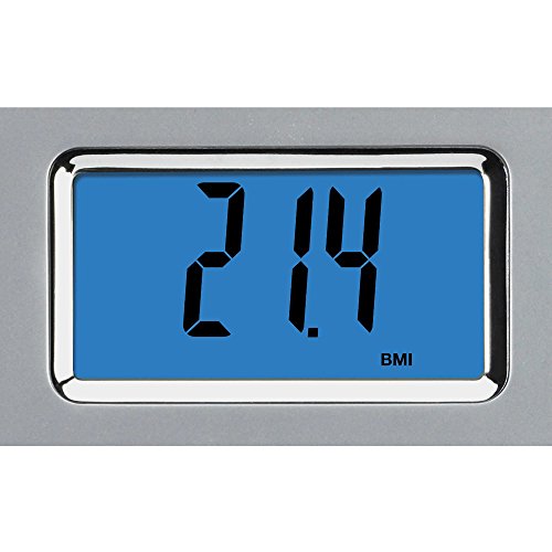 Weight Watchers Scales by Conair Scale for Body Weight, Digital Bathroom Scale with Body Fat, Muscle and BMI in Clear