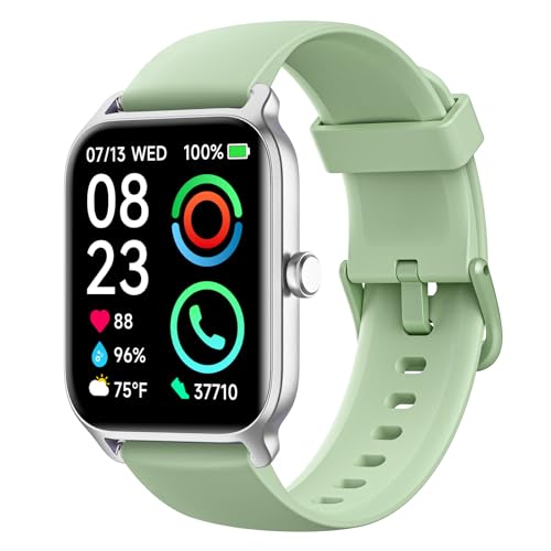 Fitpolo Smart Watch for Men Women Android, Alexa Built-in [1.8" HD Screen] IP68 Waterproof Fitness Watch Bluetooth Call fo...