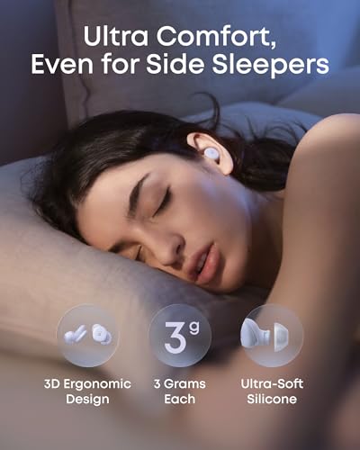 Soundcore Sleep A30 Special by Anker, Sleep Earbuds, ANC, Passive Isolation, Snore Masking, Extensive Sleep Audio, Ultra C...