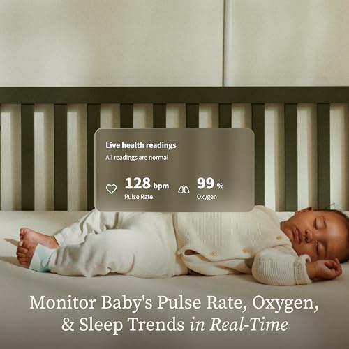 Owlet Dream Sock - FDA-Cleared Smart Baby Monitor - Track Live Pulse (Heart) Rate, Oxygen in Infants - Receive Notificatio...