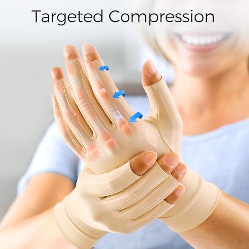 FREETOO Compression Gloves for Arthritis for Women Men, Arthritis Gloves for Women for Pain, Carpal Tunnel Gloves for Slee...