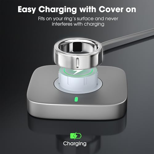 sylacor Ultra-Thin Clear Cover for Oura Ring Gen 4/4 Ceramic/Gen 3, Invisible Anti-Scratch Protective Film, Slim Smart Rin...