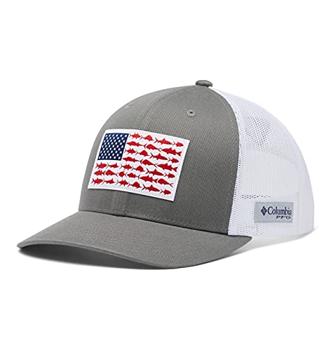 Columbia Unisex PFG Fish Flag Mesh Ball Cap