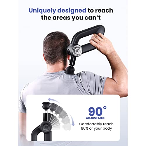 BOB AND BRAD D6 Pro Massage Gun Deep Tissue Percussion with 16mm Amplitude 85lbs Stall Force, FSA Eligible & HSA Approved ...