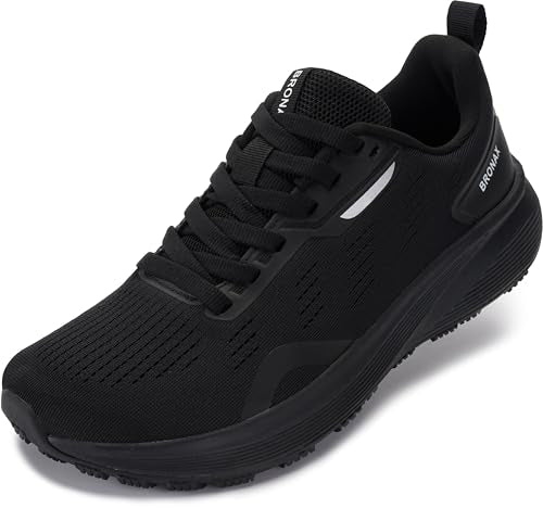 BRONAX Men's Wide Toe Box Running Shoes | Natural Foot Shape Tennis Sneakers