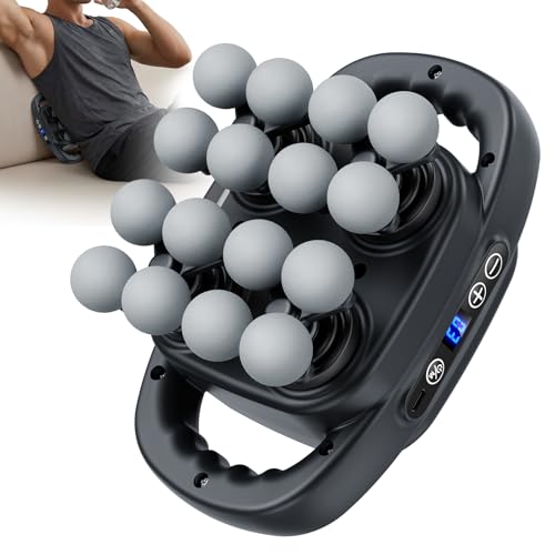 Jogfit 16 Head Massage Gun Set, Deep Tissue Muscle Massager with 3 Modes & 30 Intensities,Quiet Multi Head Massage Gun for...