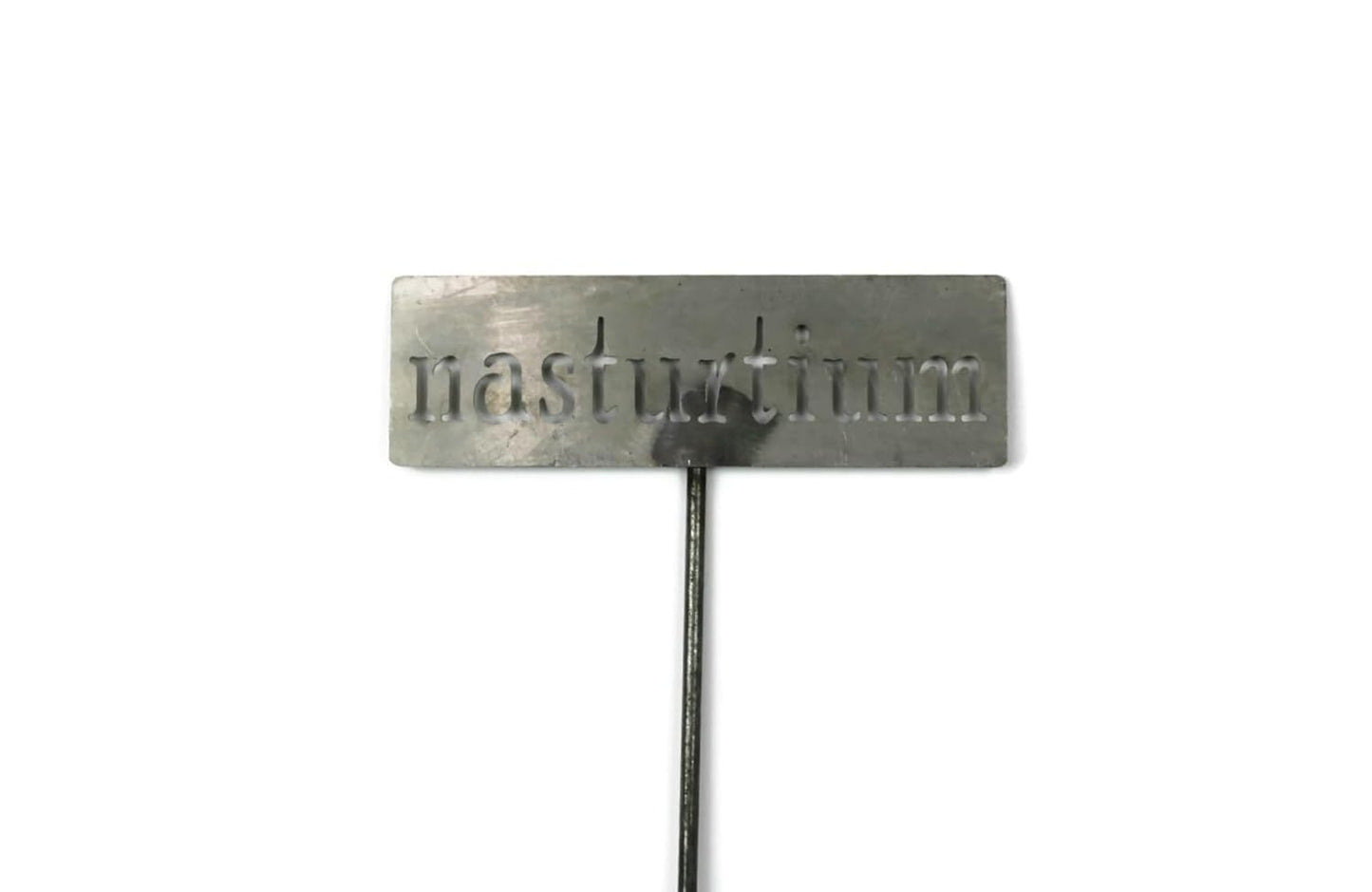 Classic Metal Garden Markers 19 Inches Tall (nasturtium, Raw, Unfinished Steel (will rust with time))