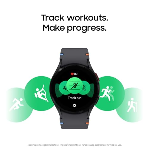 Samsung Galaxy Watch FE 40mm Bluetooth AI Smartwatch w/Fitness Tracking, BIA Sensor, Personalized HR Zones, Heart Rate Tra...