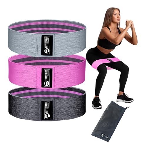 Fittest Pro by Limm Resistance Bands for Legs and Butt, Fabric Exercise Loop Bands Yoga, Pilates, Rehab, Fitness and Home ...