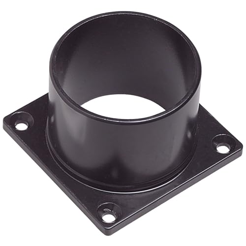Design House Maple Street Outdoor Post Top Light With 3-Inch Pier Base Mount Fitter  Black  590307