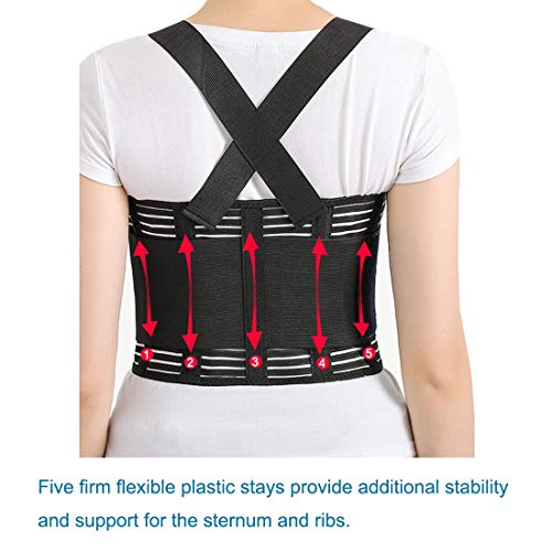 Solmyr Rib and Chest Support Brace, Broken Rib Brace, Breathable Rib Belt for Sore or Bruised Ribs Support, Sternum Injuri...