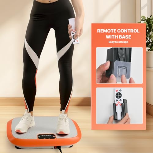Vibration Plate Exercise Machine for Weight Loss Fitness Equipment, Vibration Plate Platform for Home Fitness,Lymphatic Dr...