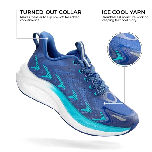 ALLSWIFIT Women's Running Walking Tennis Shoes Comfortable Non-Slip FlyLife Breathable Athletic Workout Gym Cross Trainer ...