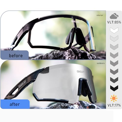 ZSYSUP Cycling Glasses Sports Sunglasses for Men Women Sunglasses UV Protection for Running Baseball