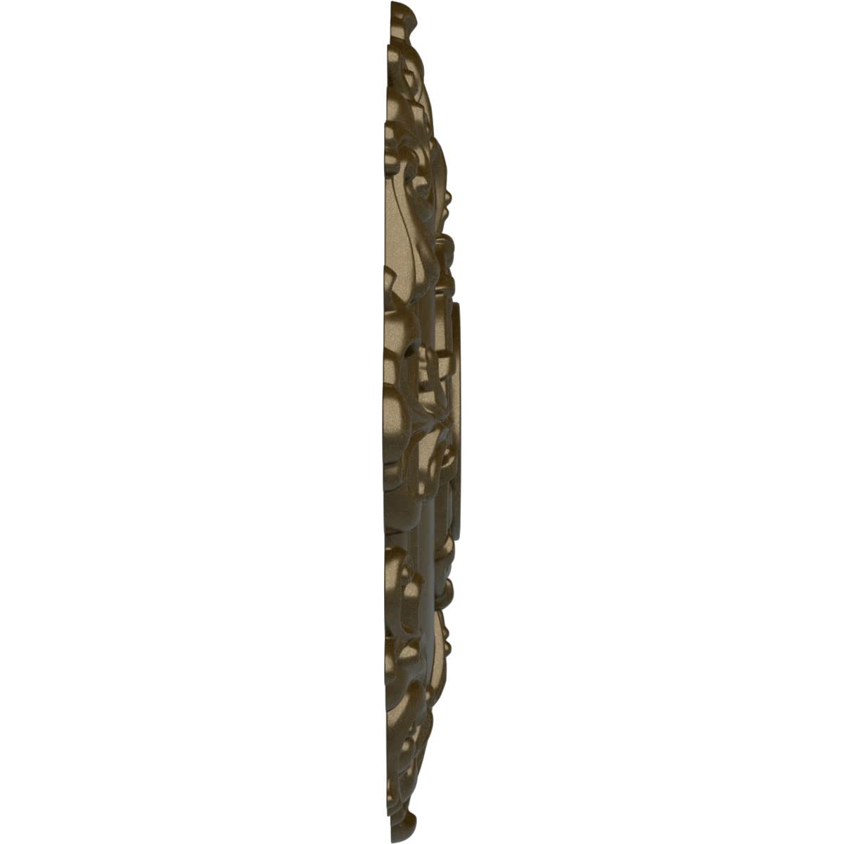 Ekena Millwork Cm18Rlbrs Riley Ceiling Medallion, Brass