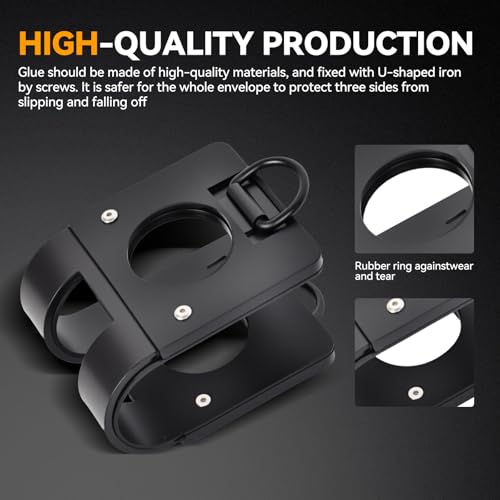 BROQIXIN Home Gym Clips : Load Dumbbells on Barbells, Turn Bars into Landmines, T-Bar Row with Any Grip, Hook Dumbbells on...