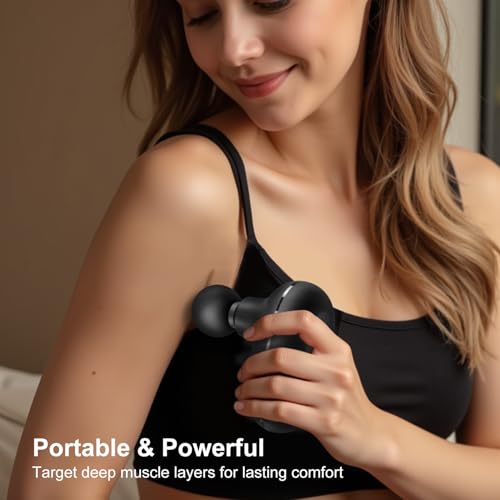 STYLANCE Neck Massage, Mini Massage Gun, Compact Sports Massager, Percussion Deep Tissues Muscle Massager, Portable Handhe...
