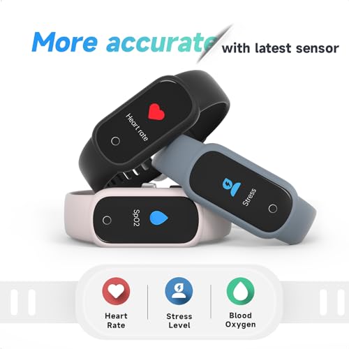 TOOBUR Fitness Tracker Watch with Heart Rate/Sleep Tracker/IP68 Waterproof, Activity Tracker with Pedometer Step Counter, ...