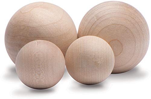 Pro-Tec Athletics Plantar Fasciitis Massage Balls, Hard Wood Maple, Arch, Forefoot and Heel Massage for Foot Flexibility a...