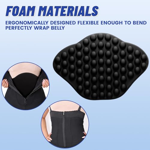 JolliLudo 2 Pcs Napped Lymphpads Lipo Foam Compression Board Abdominal Board Liposuction Post Surgery Lymphatic Napped Ab ...