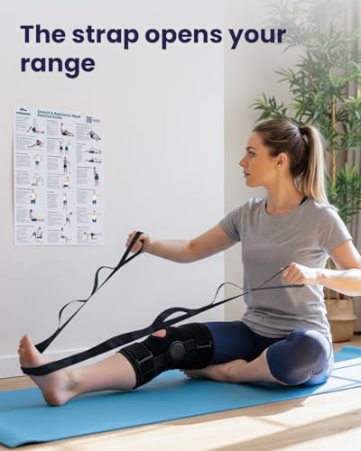 Trideer Stretching Strap & 3-Level Resistance Bands Set for Rehab, Flexibility Training, and Full-Body Strength, Physical ...