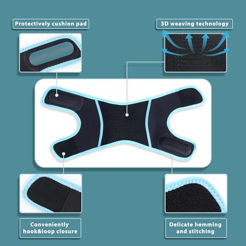 i BRACE Compression Adjustable Knee Brace, Dual Patella Tendon Support Strap for Pain Relief, Arthritis, Tendonitis, ACL, ...