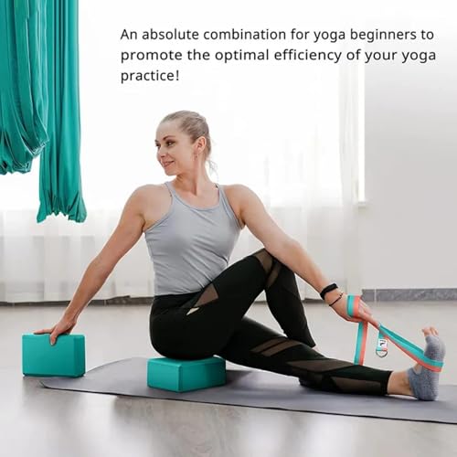 Kenhihi Yoga Block - Unsupported Latex Eva foam - Soft non slip surface with bevel for yoga, pilates, meditation - Yoga ac...