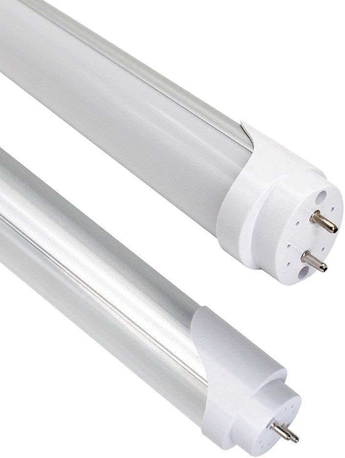 Lightingwill Led T8 Light Tube 2Ft  Warm White 3000K-3500K  Dual-End Powered Ballast Bypass  1000Lumens 10W 4W Fluorescent Equivalent  Frosted Cover  Ac85-265V Lighting Tube Fixtures  1 Pack