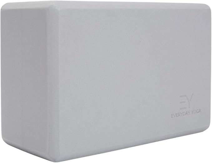 Everyday Yoga Premium Foam Block - Non-Slip High-Density Yoga Block for Balance, Stability & Stretching, EVA Foam Support,...