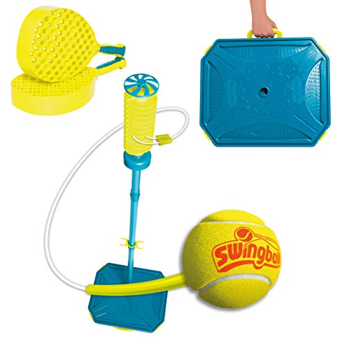 PRO Swingball – All Surface Portable Tether Tennis Set – Ages 6+ Blue/Yellow, One Size