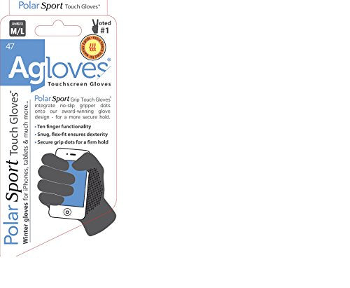 Agloves ® Polar Sport Touchscreen Gloves, The Original Ten Finger Touchscreen Gloves, Unisex