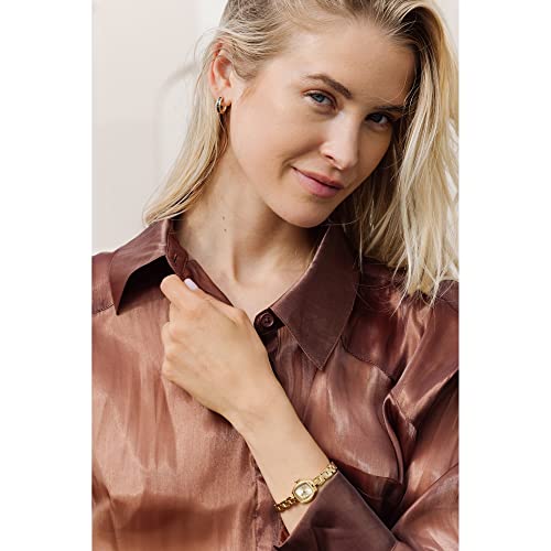 Bulova Ladies' Classic Dress Mini 2-Hand Quartz Watch, Stainless Steel, Arabic Markers