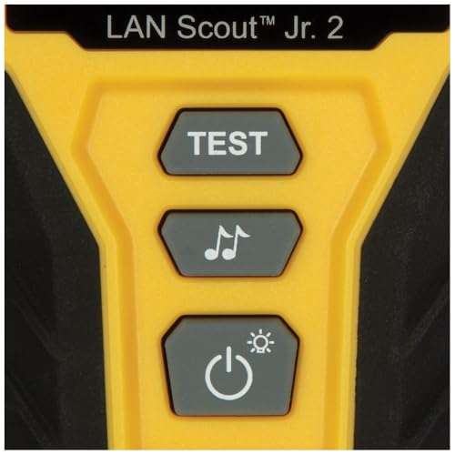 Klein Tools VDV526-200 Cable Tester, LAN Scout Jr. 2 Ethernet Cable Tester for CAT 5e, CAT 6/6A Cables with RJ45 Connections