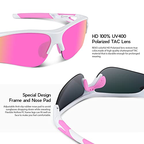 BEACOOL Polarized Sports Sunglasses for Men Women Youth Baseball Fishing Cycling Running Golf Motorcycle Tac Glasses UV400