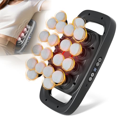 Shineforu 20-Head Massage Gun, 30 Intensity Levels 3 Modes, Deep Tissue Massager with 50KG Force & Noise-Free Motor for Ne...