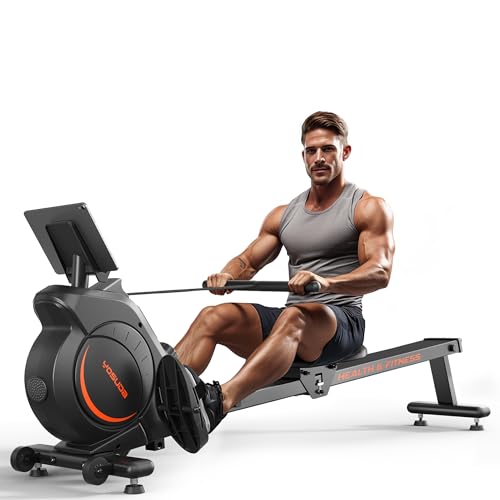 YOSUDA Magnetic/Water Rowing Machine for Home - Rower Machine Use with Bluetooth, App Supported, Rowing Machine for Beginn...