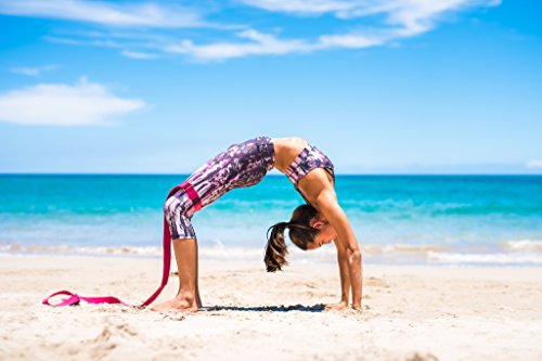 Clever Yoga - 8 ft Yoga Strap for Exercise & Physical Therapy, Leg Stretching Strap Yoga Accessories & Stretching Equipmen...