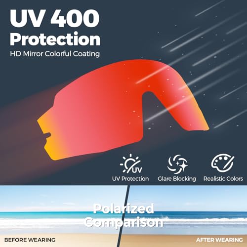 ROCKBROS Polarized Sunglasses for Men Women UV Protection Cycling Sunglasses Sport Glasses