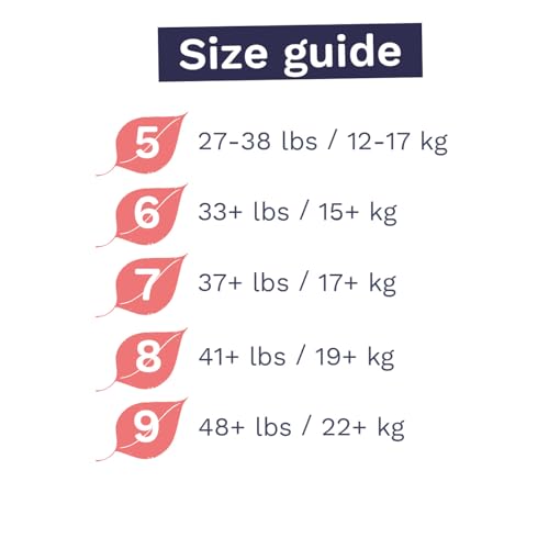 Pura Hypoallergenic Diaper Pants Size 7 (37+ lbs) Overnight, up to 12 Hours Leak Protection, Suitable for Sensitive Skin, ...