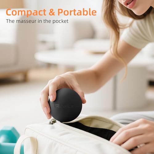 Massage Lacrosse Balls for Myofascial Release, Trigger Point Therapy and Yoga Therapy, Foot Massage Ball to Relieve Planta...